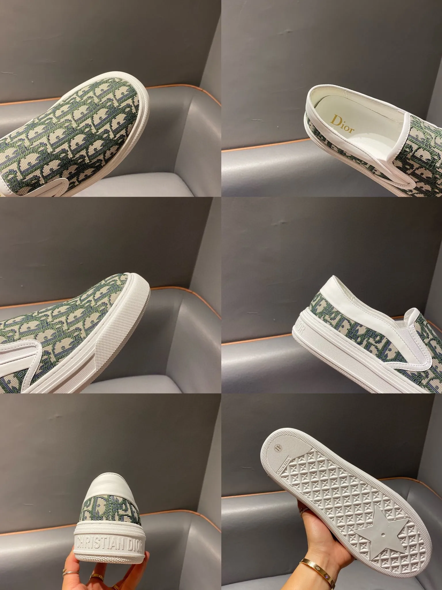 Factory price 340, Dior series casual shoes 👟🔥🕷🕷【Dior】Dior New casual men's shoes are launched in Hong Kong counters. Official website 1:1 production. Original Italian materials. Designed by European and American masters. Perfect shape to create counter quality, solid color rubber wear-resistant outsole and classic dazzling head! Super versatile and very comfortable. High-end without losing taste, fashionable and novel! ! Absolute focus! Code number: 38-45